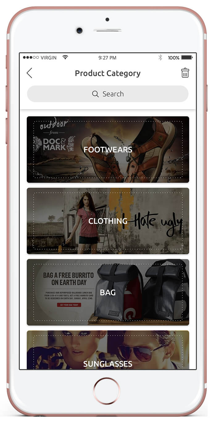 Overlapping UI element Overlapping UI element
