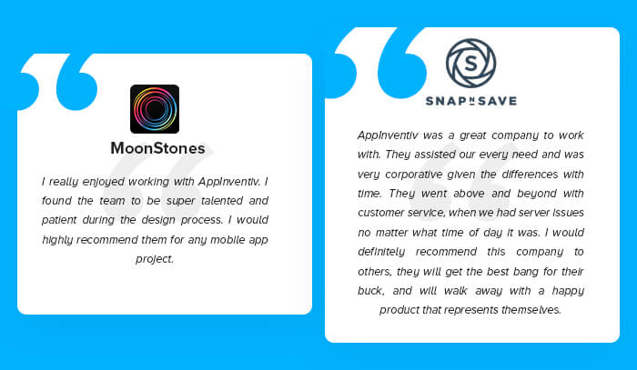 Client Testimonials on App Development Services