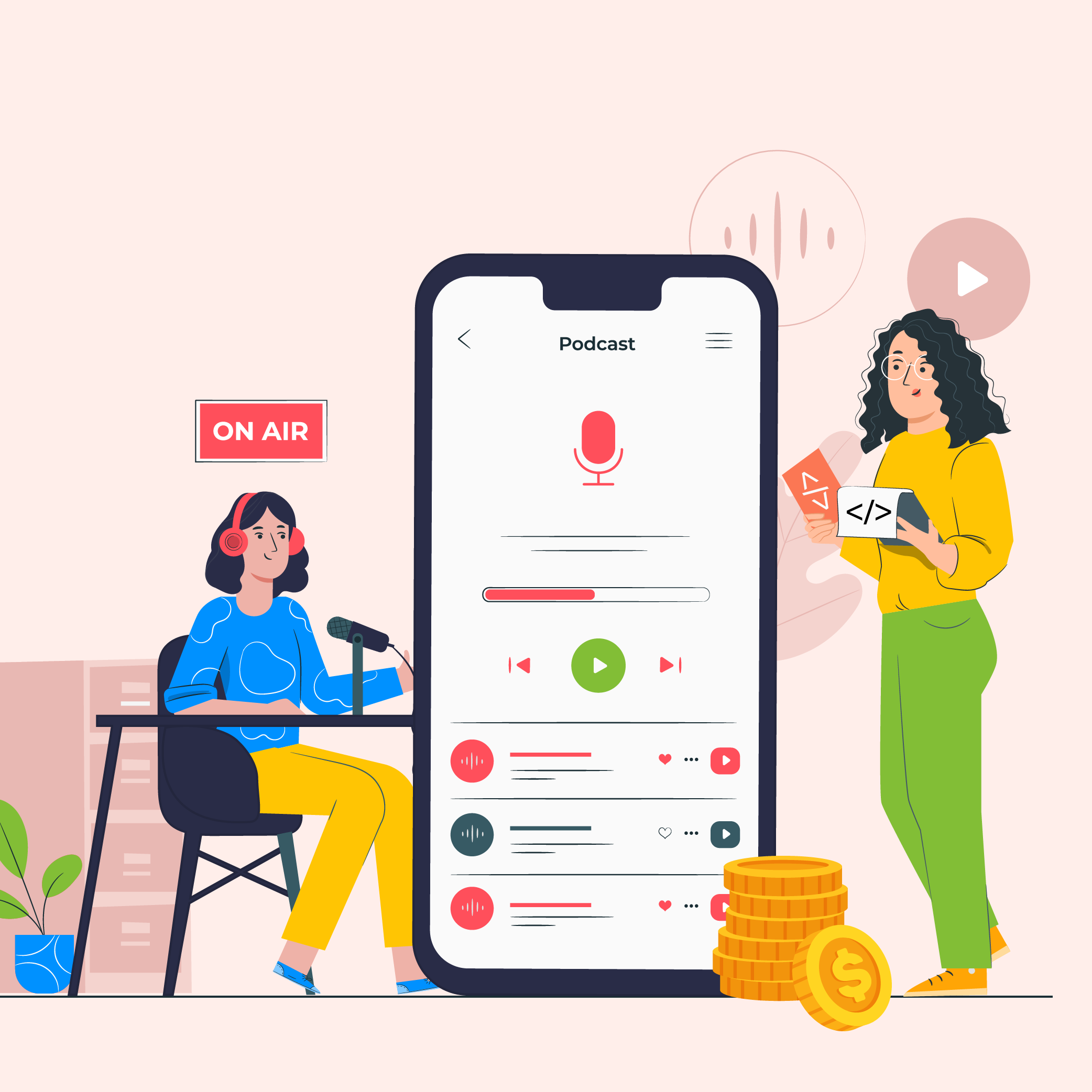 Cost of podcast app development