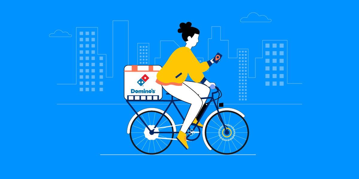 Domino’s Introduces e-Bike Delivery to Compete With GrubHub and UberEats