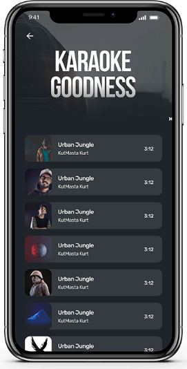 Gully beat App UI design