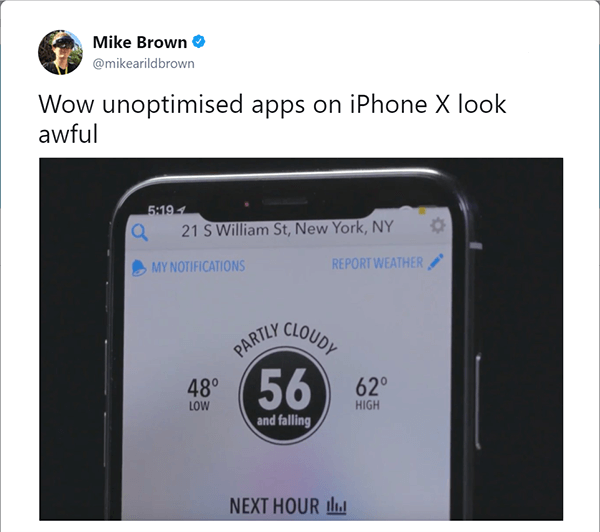 app design guide for iphone x