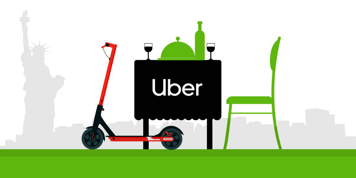 Uber Adds eScooters and Dine-In features For the US Locals